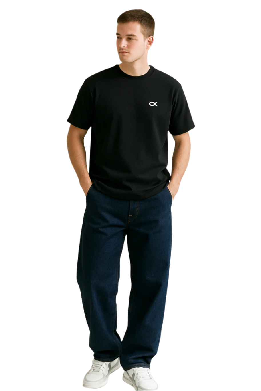 Dames Baggy Jeans Wijd Denim Casual Pasvorm 0