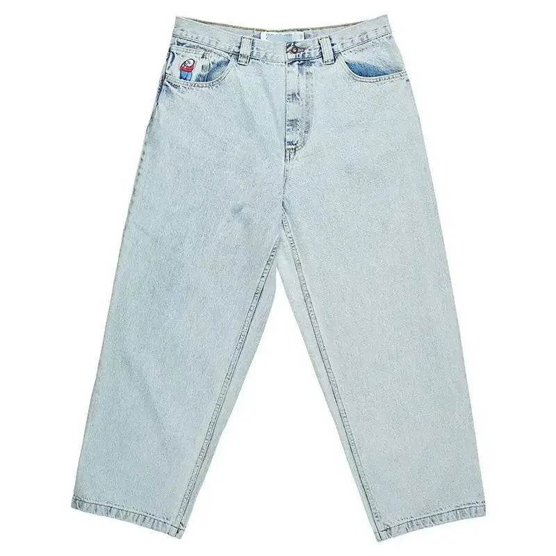 Dames Baggy Jeans Wijd Denim Casual Pasvorm 9