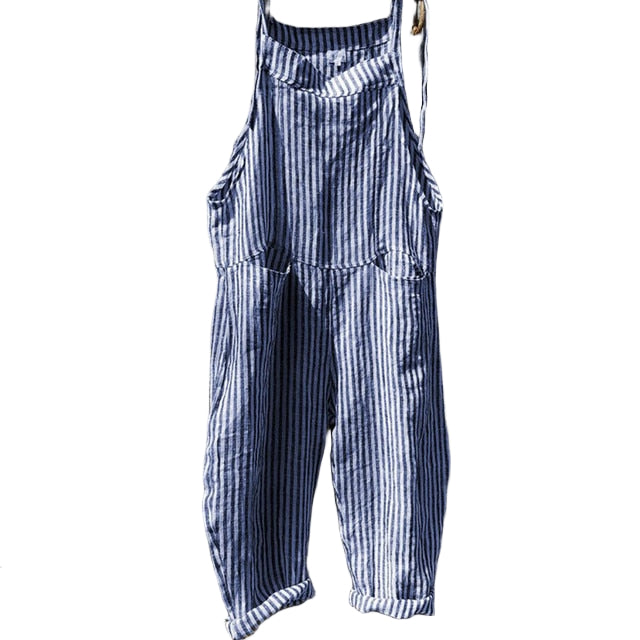 Dames Baggy Jumpsuit Luxe Stof 0