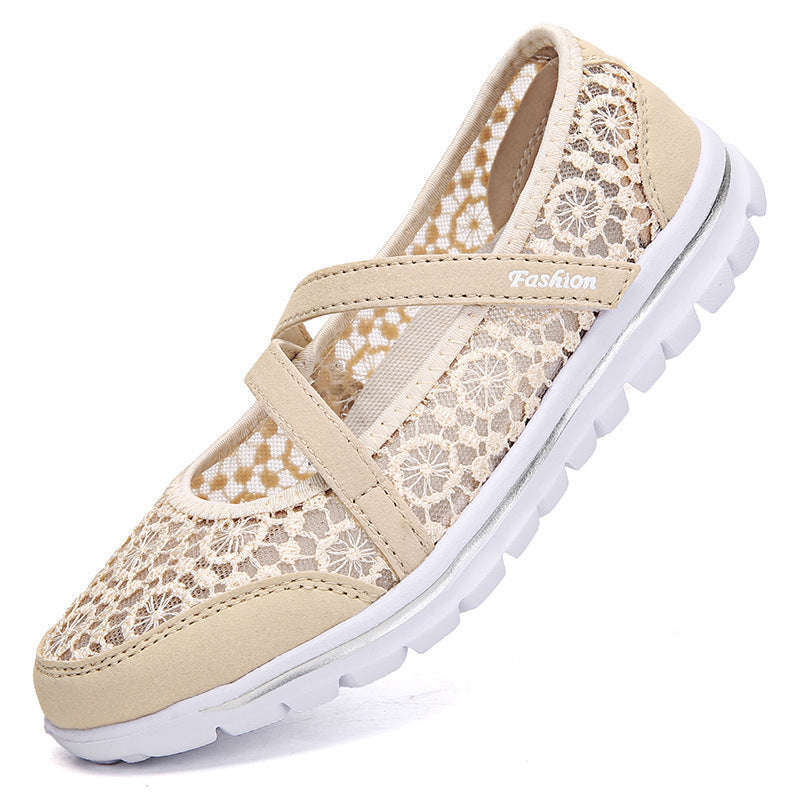 Dames Ballerina Schoenen Met Elastische Bandjes Elegant 4