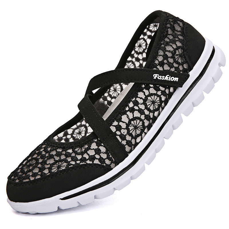 Dames Ballerina Schoenen Met Elastische Bandjes Elegant 5