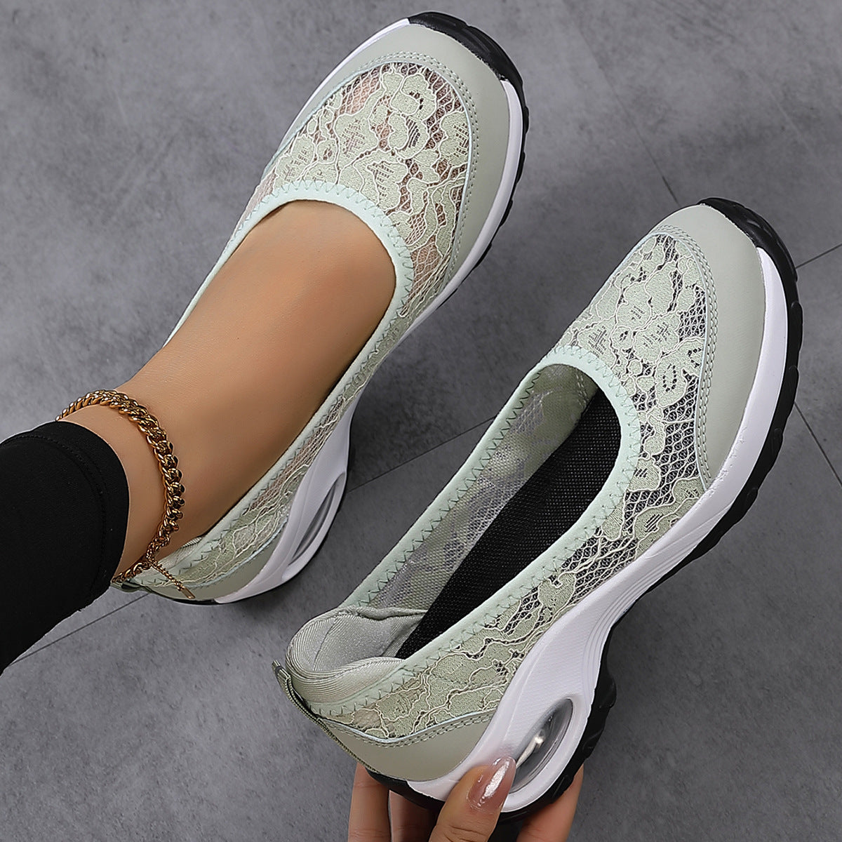 Dames Ballerina's Ademend Ontwerp Casual Stijl 7