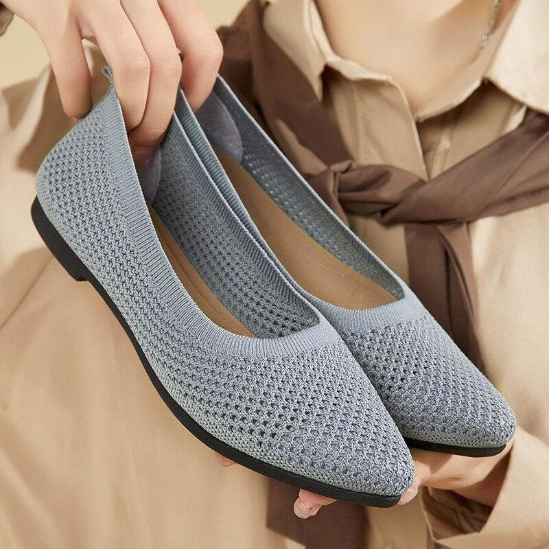Dames Ballerina's Grijs Stijlvol 1