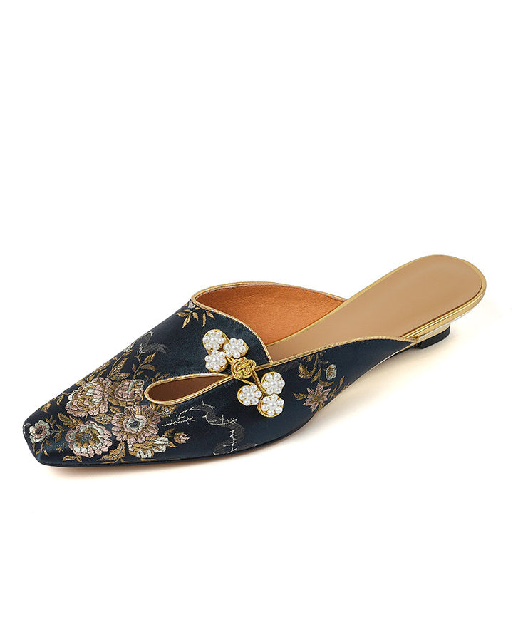 Dames Baotou Slippers Geborduurd 4