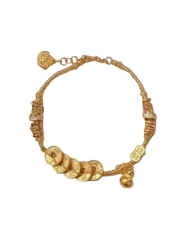 Dames Bedelarmband Goudkleurig Overgild Sterling Zilver 0