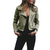 Dames Bikerjacke Wildleder Asymmetrische Reißverschlüsse 0