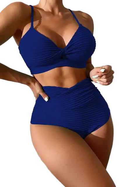 Dames Bikini Hoge Taille Modern Duurzaam Sneldrogend Design 0