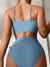 Dames Bikini Hoge Taille Modern Duurzaam Sneldrogend Design 4
