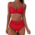Dames Bikini Hoge Taille Rekbaar Voor Strand En Zwembad 6