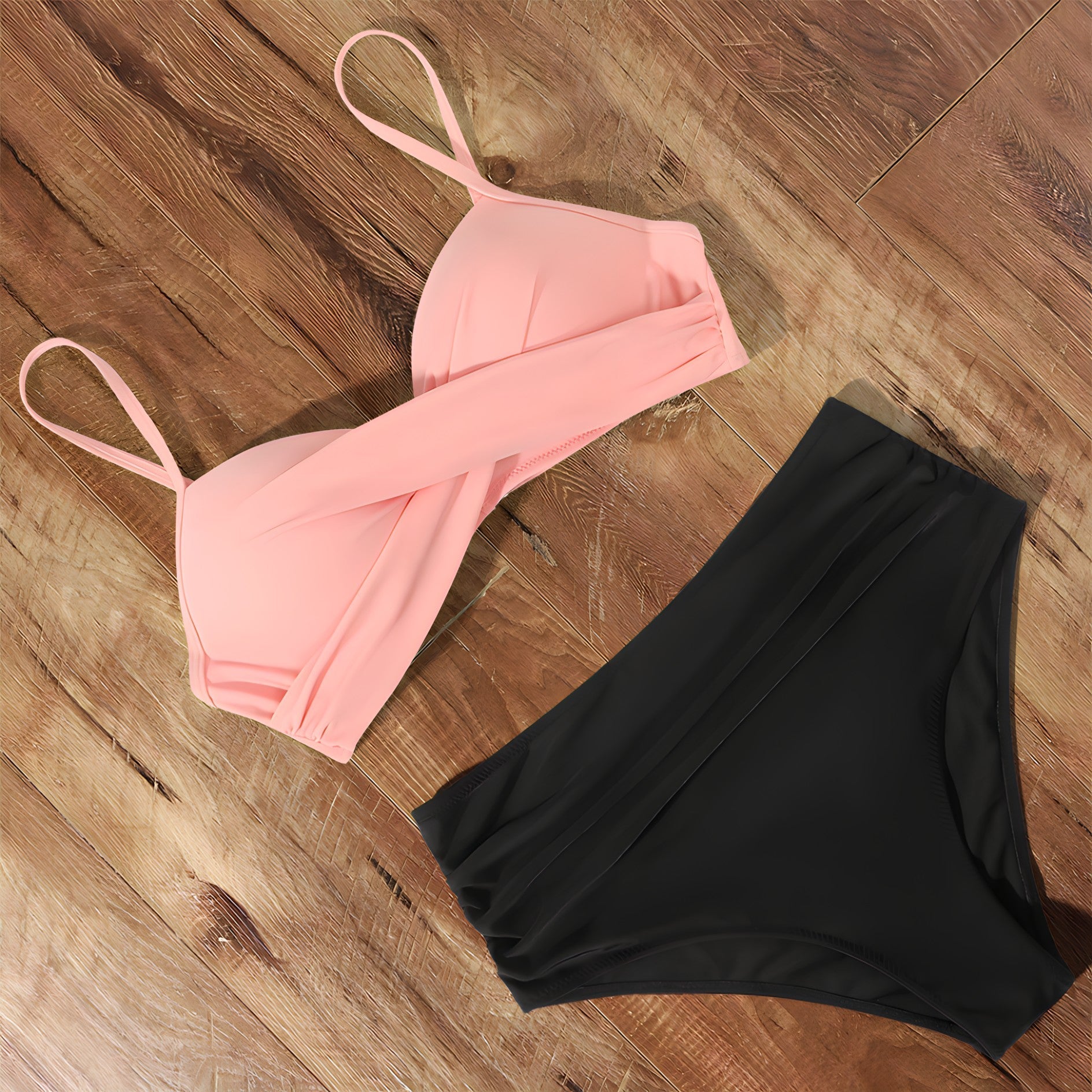 Dames Bikini Hoge Taille Rekbaar Voor Strand En Zwembad 8