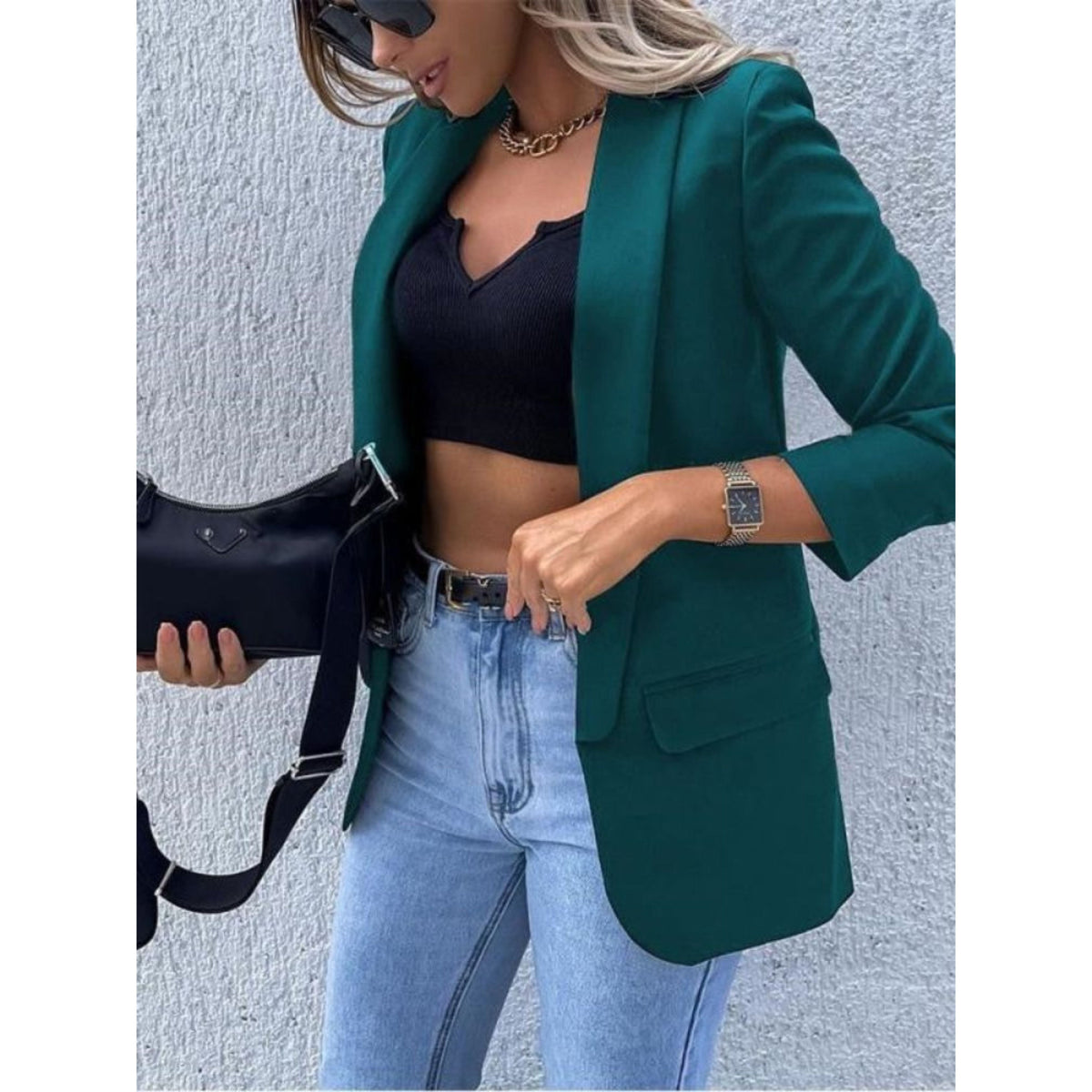 Dames Blazer Casual Moderne Stijl 2