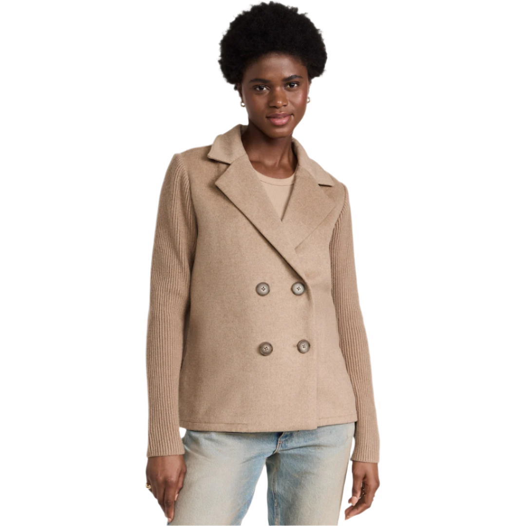Dames Blazer Jas Gebreid Comfortabel 0