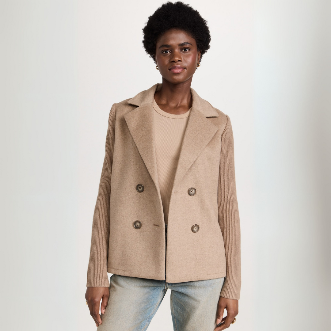 Dames Blazer Jas Gebreid Comfortabel 1