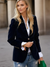 Dames Blazer Retro Elegant Met Enkele Knop 3