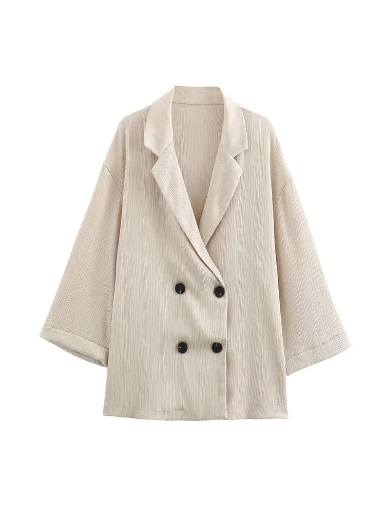 Dames Blazer en Broek Set Casual 2