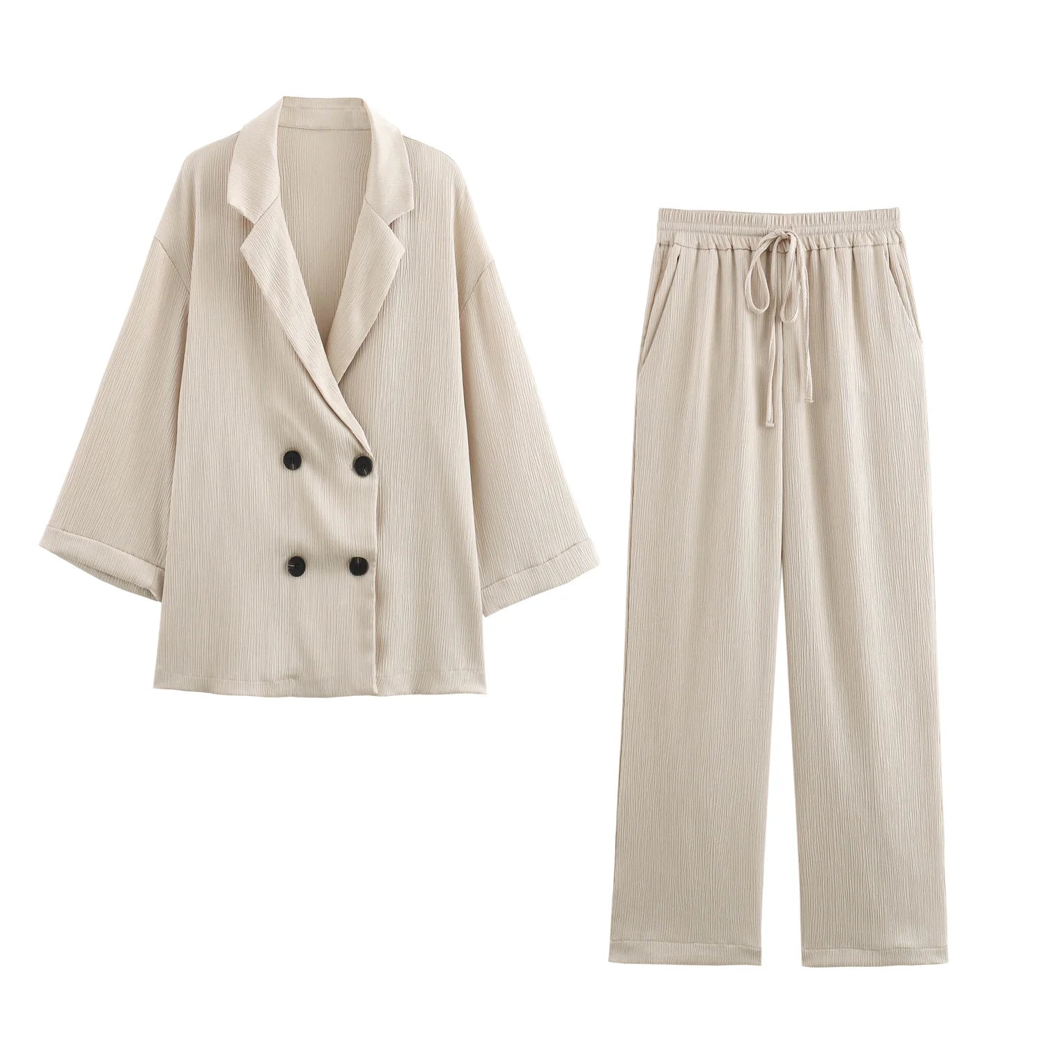 Dames Blazer en Broek Set Casual 7