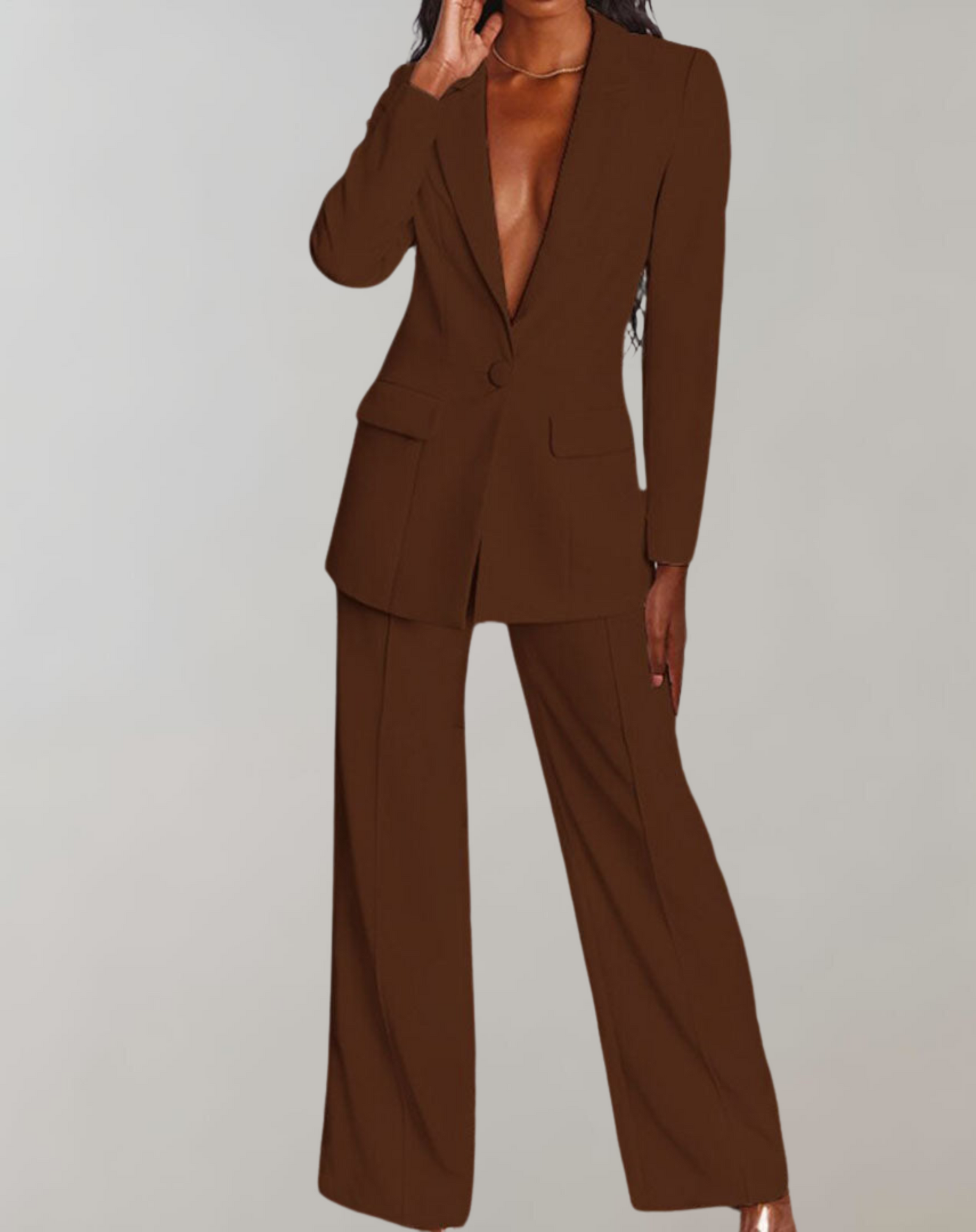 Dames Blazer en Broek Set Stijlvol 3