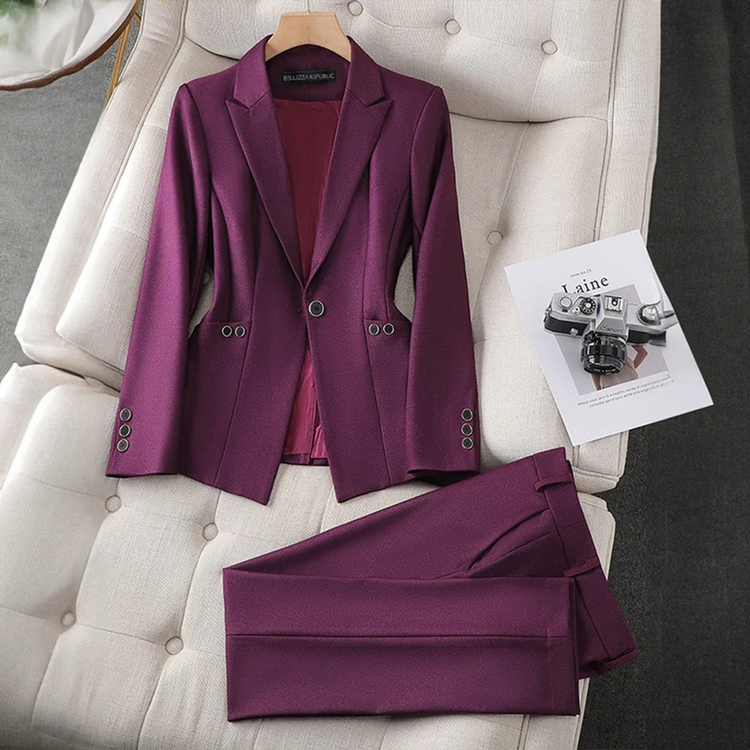Dames Blazer en Broek Set Stijlvol 7