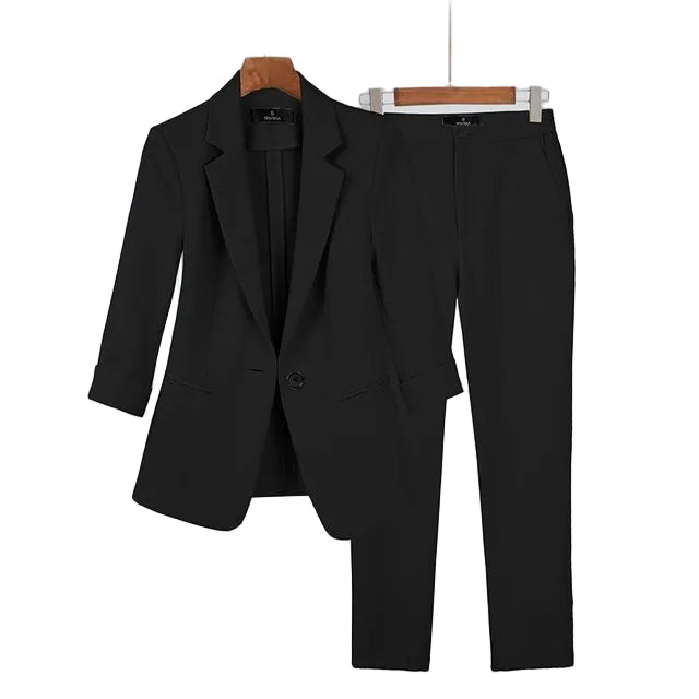 Dames Blazer en Broekset Chic 0