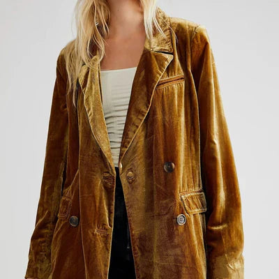 Dames Blazer met Lange Mouwen en Knoopsluiting 0
