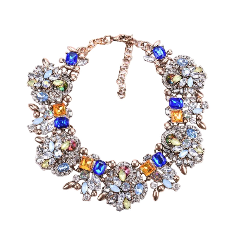 Dames Bloemen Ketting Boheems Stijl Verstelbaar 0