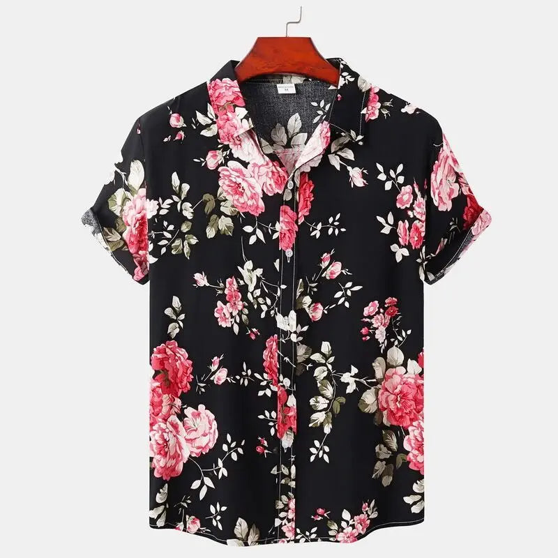 Dames Bloemen Overhemd Vintage Stijl 0