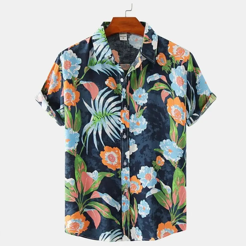 Dames Bloemen Overhemd Vintage Stijl 3