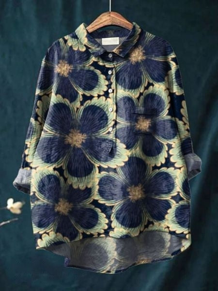 Dames Bloemenblouse Romantisch 6
