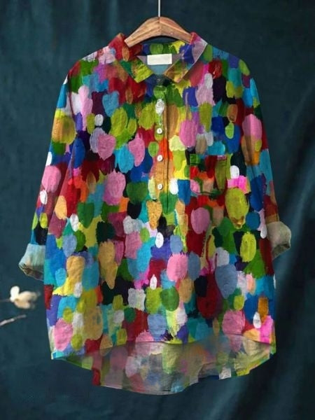 Dames Bloemenblouse Romantisch 7
