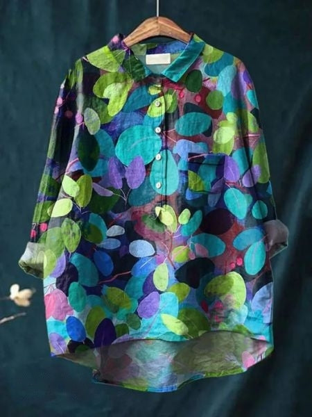 Dames Bloemenblouse Romantisch 9