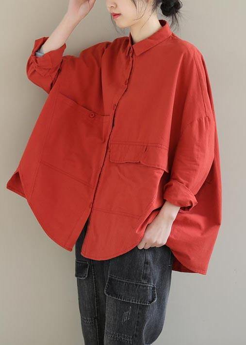 Dames Blouse Asymmetrisch met Revers 2