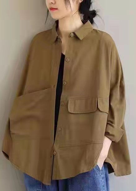Dames Blouse Asymmetrisch met Revers 3