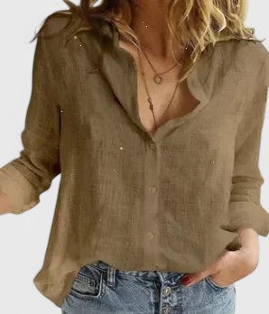 Dames Blouse Button-Down Stijl 10