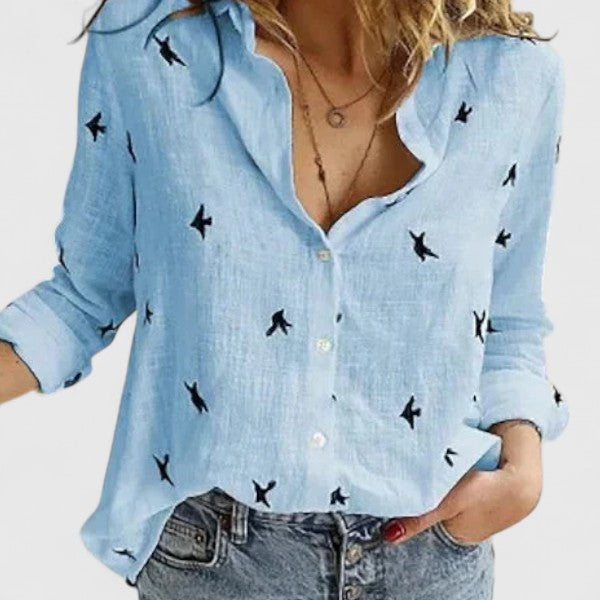 Dames Blouse Button-Down Stijl 7