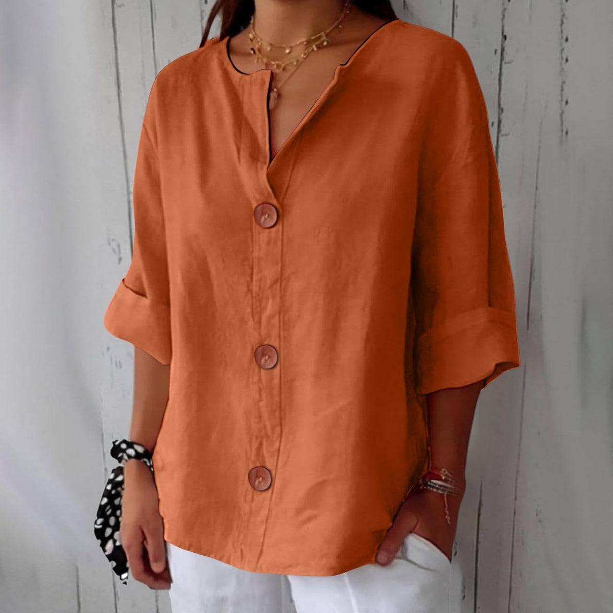 Dames Blouse Casual Flutter Fit voor Lente en Zomer 2
