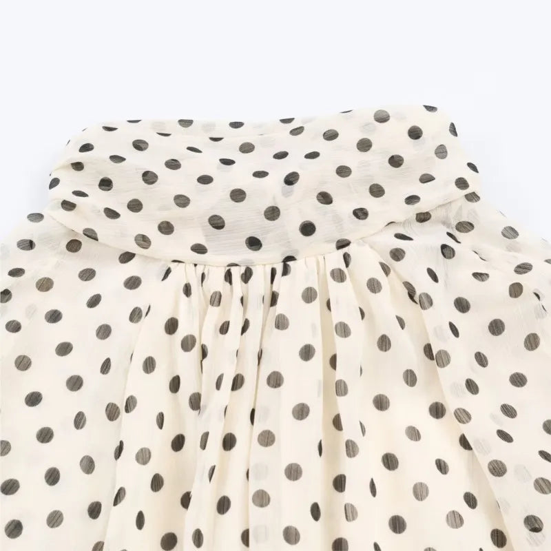 Dames Blouse Casual Hoge Kraag 5