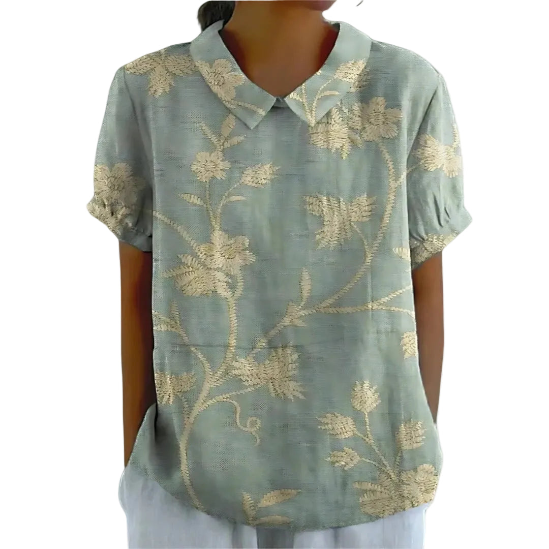 Dames Blouse Casual Met Bloemenprint 0