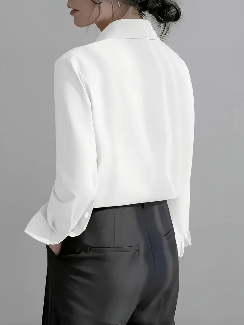 Dames Blouse Casual Stijl met Lange Mouwen 1