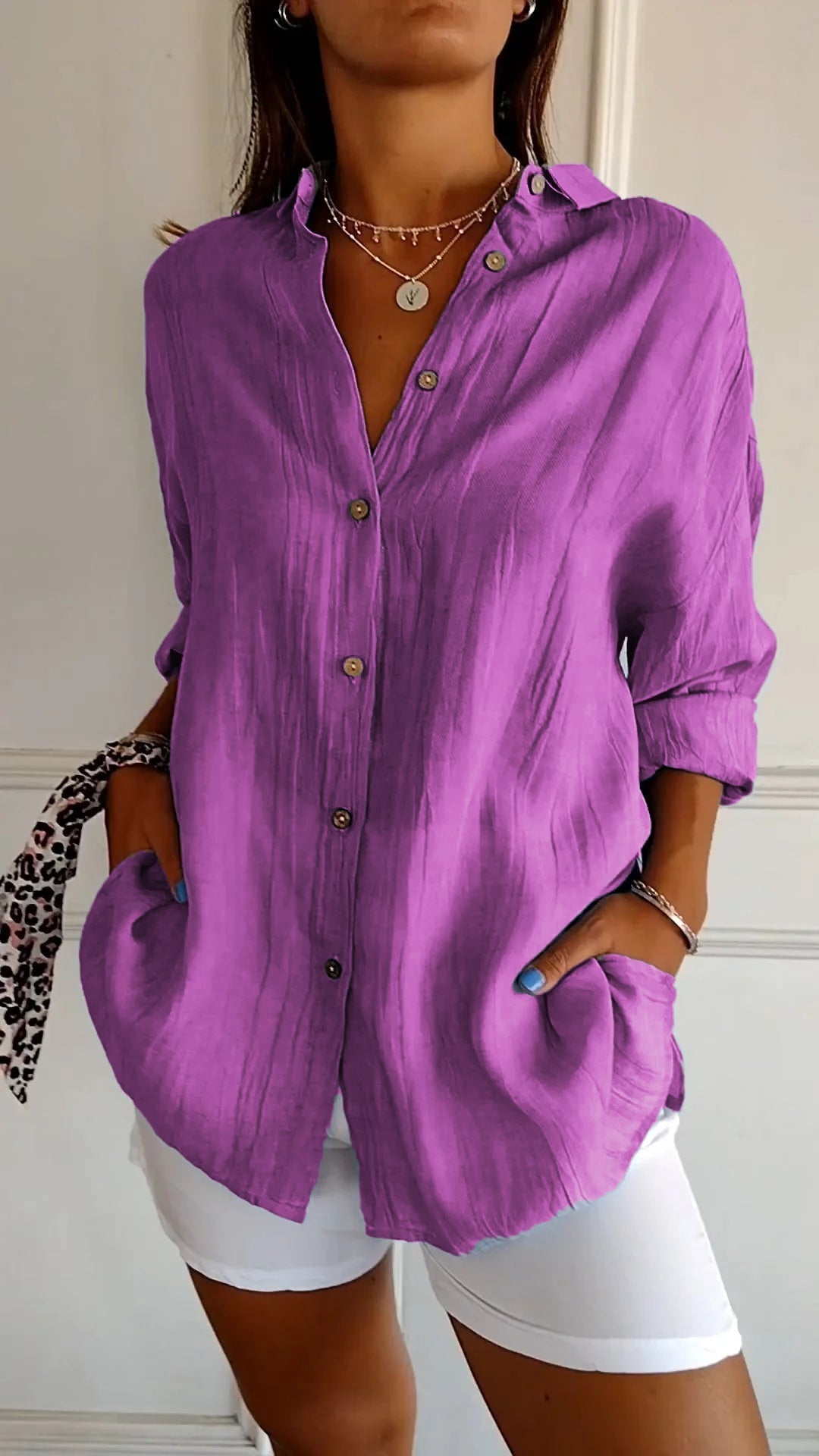 Dames Blouse Elegante Stijl Zacht Polyester 11