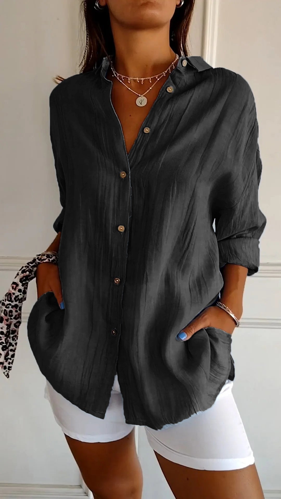 Dames Blouse Elegante Stijl Zacht Polyester 8
