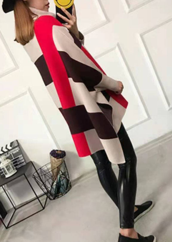 Dames Blouse Gestreept Met Vleermuismouwen 4