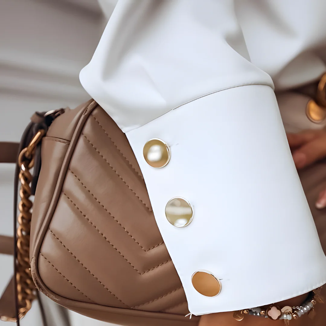 Dames Blouse Klassiek Ontwerp Losse Pasvorm 4