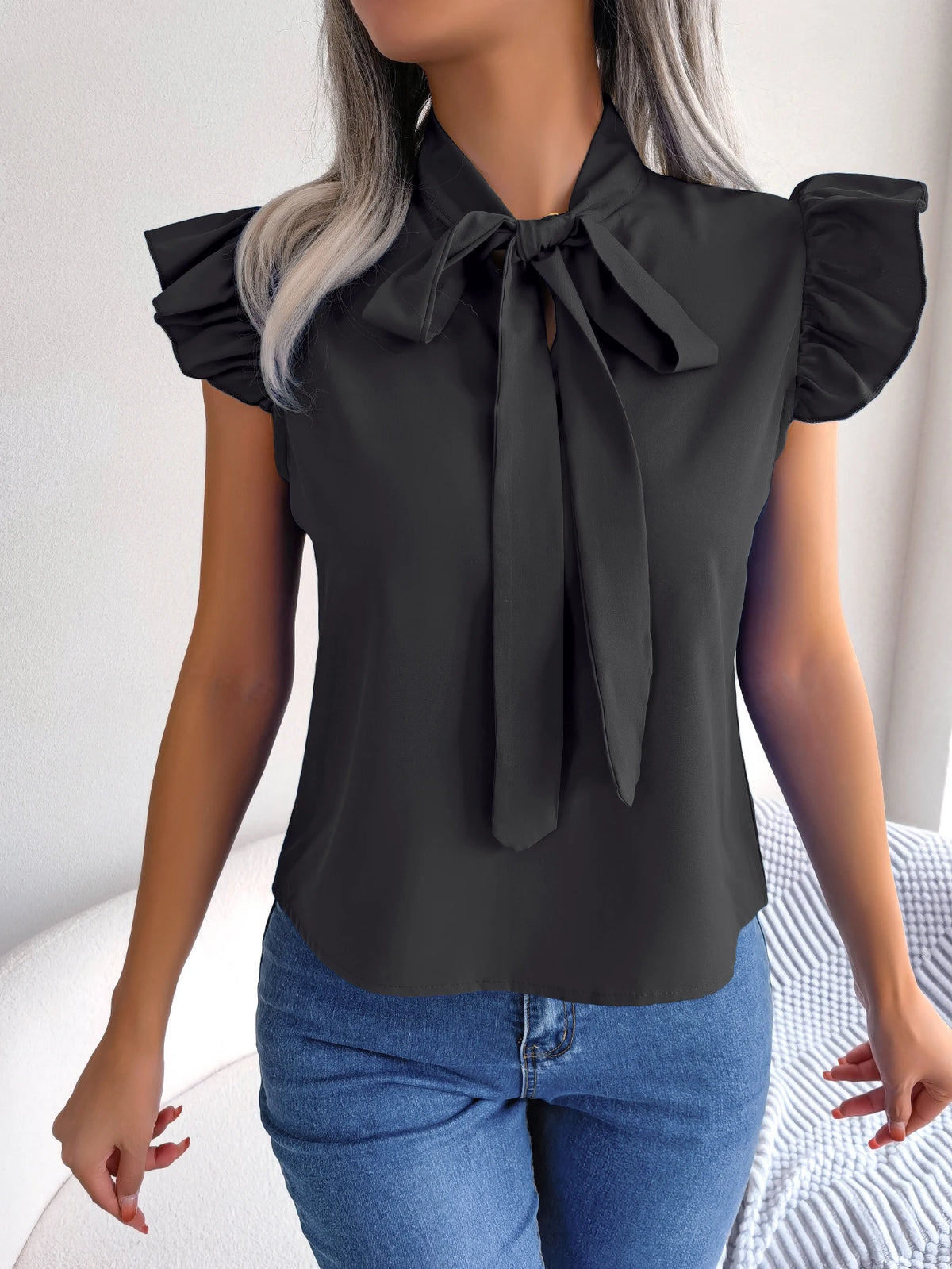 Dames Blouse Korte Mouw Casual 6