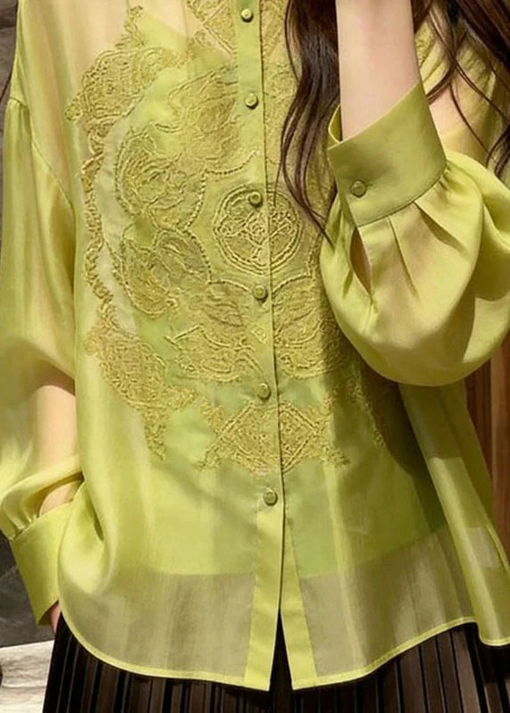 Dames Blouse Lange Mouwen Borduursel 3