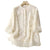 Dames Blouse Lichtgewicht Katoen Elegante Stijl 0