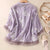 Dames Blouse Lichtgewicht Katoen Elegante Stijl 1