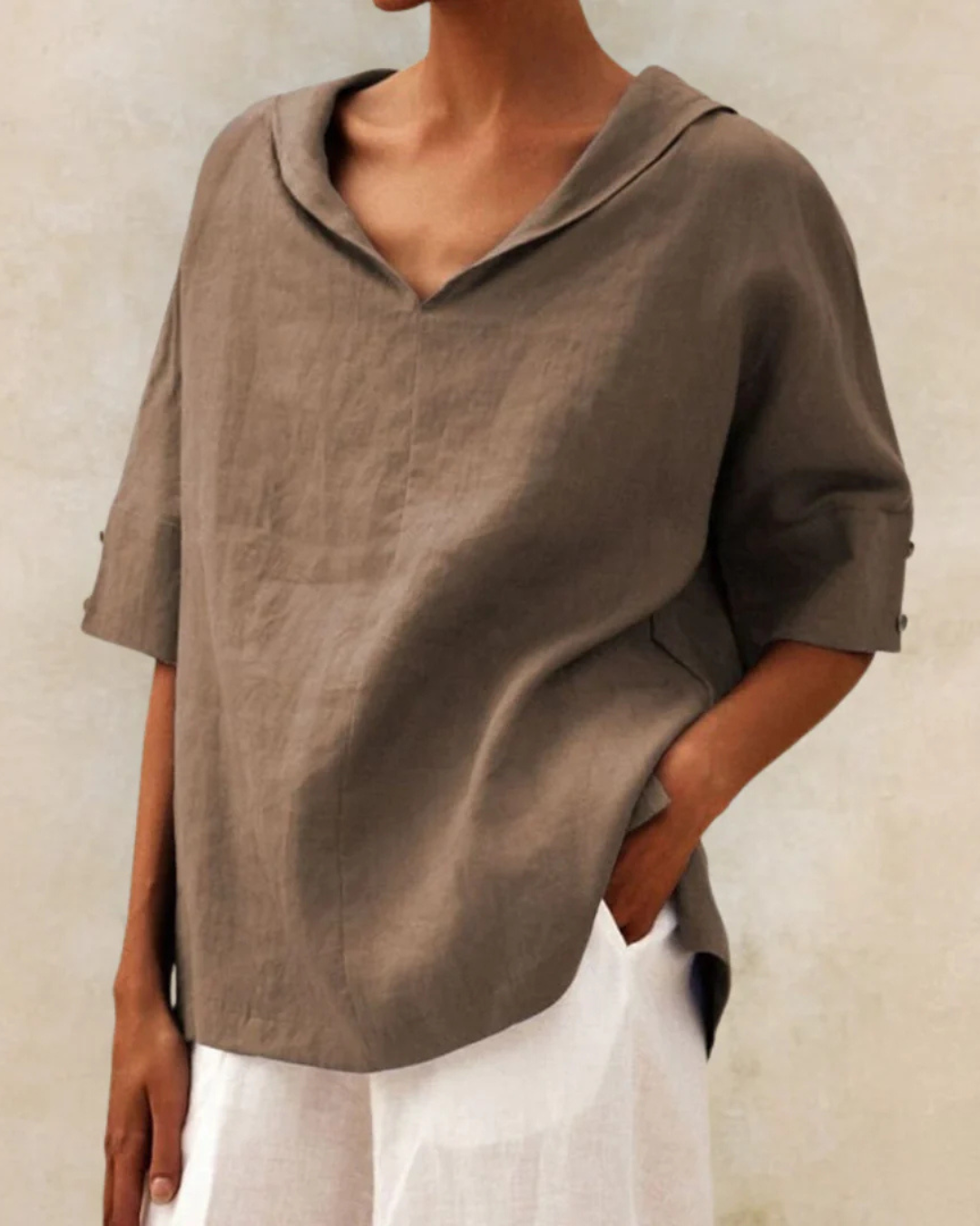Dames Blouse Luchtig Minimalisme 3