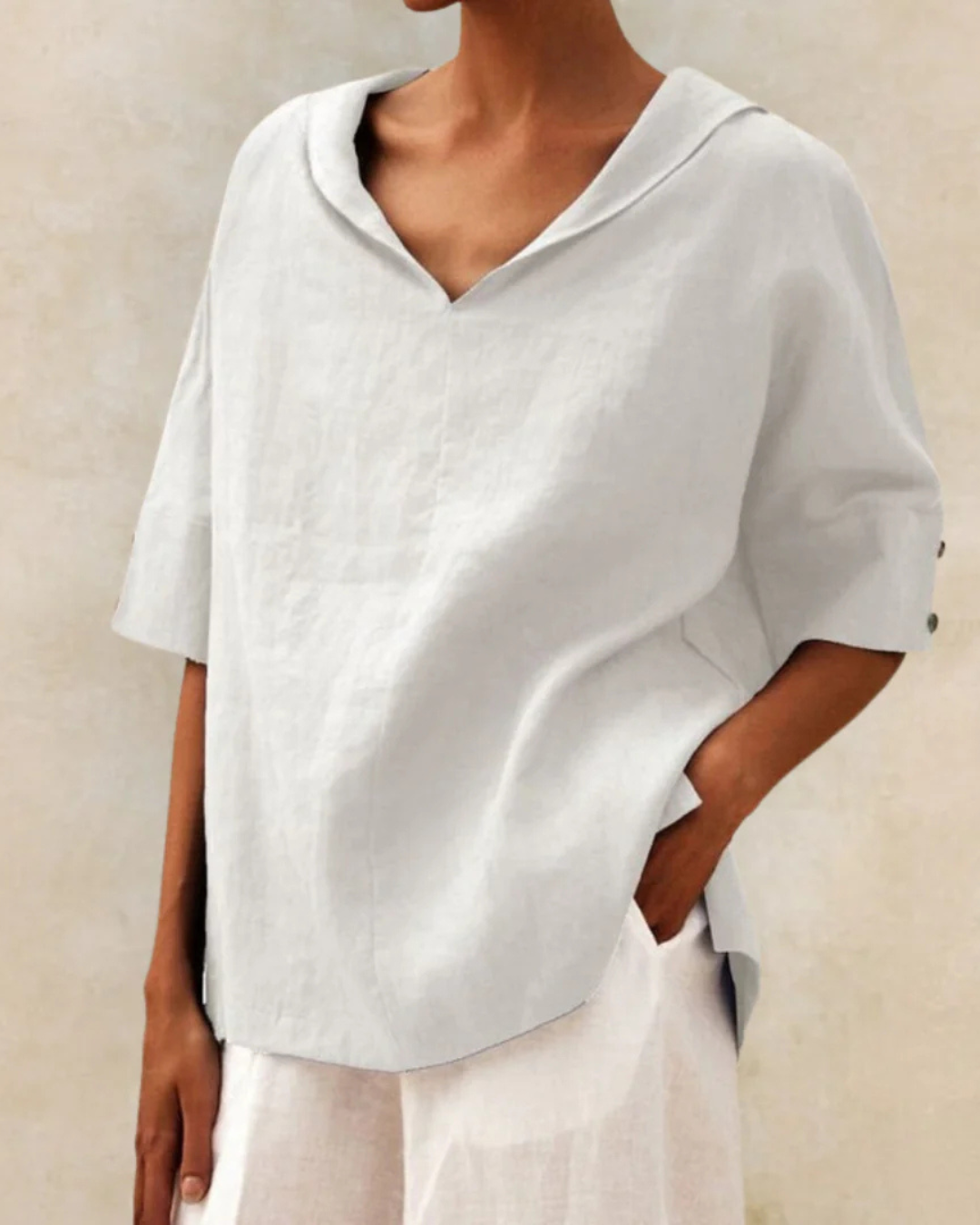 Dames Blouse Luchtig Minimalisme 5