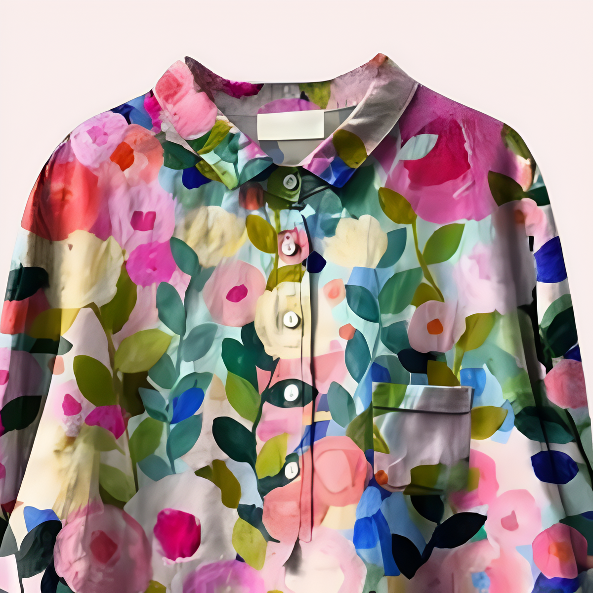 Dames Blouse Met Bloemendruk Voor Zomerstijl 1