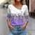 Dames Blouse Met Lange Mouwen Bloemenprint 1
